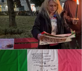 Macerata e Roma ricordano Pamela Mastropietro, Luca Traini invia messaggio su un tricolore 